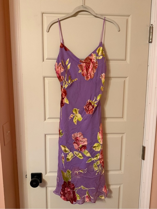 Betsey Johnson Dresses & Skirts - Vintage 90s/Y2K Betsey Johnson velvet burnout silk floral slip dress, size M